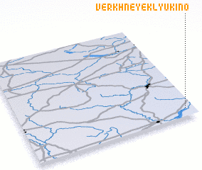 3d view of Verkhneye Klyukino