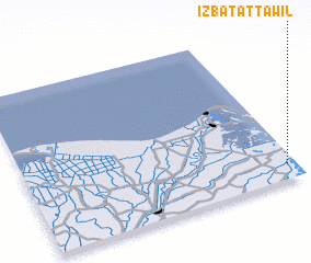 3d view of ‘Izbat aţ Ţawīl