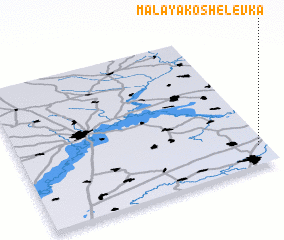 3d view of Malaya Koshelëvka