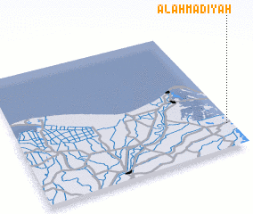 3d view of Al Aḩmadīyah