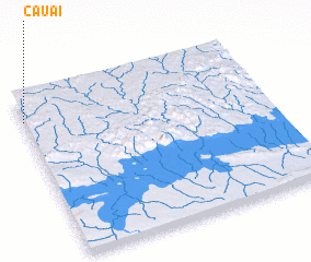 3d view of Cauai