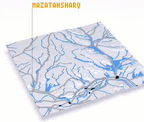 3d view of Mazātah Sharq