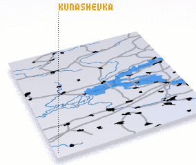 3d view of Kunashëvka