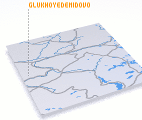 3d view of Glukhoye Demidovo
