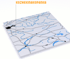 3d view of Kozhekina Kopanka