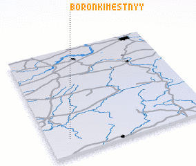 3d view of Boronʼki-Mestnyy