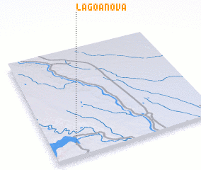 3d view of Lagoa Nova