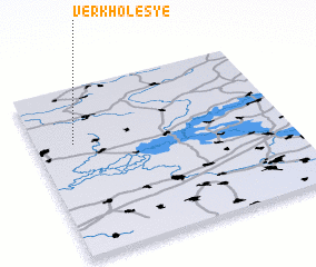 3d view of Verkholesʼye