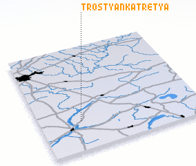 3d view of Trostyanka Tret\