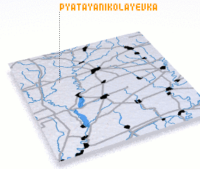 3d view of Pyataya Nikolayevka