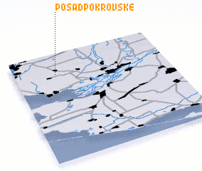 3d view of Posad-Pokrovsʼke