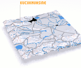 3d view of Küçükmuhsine