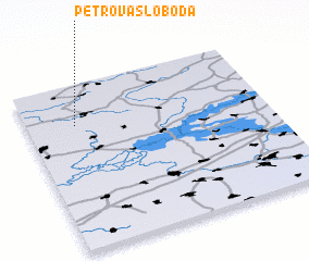 3d view of Petrova Sloboda