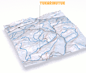 3d view of Yukarıhüyük