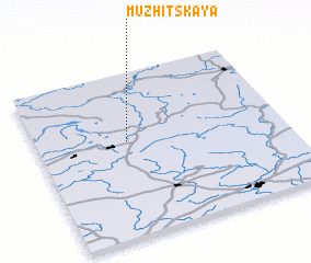 3d view of Muzhitskaya