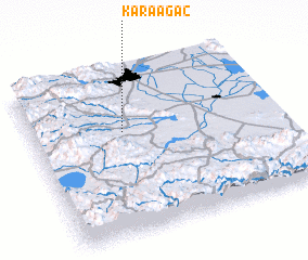 3d view of Karaağaç