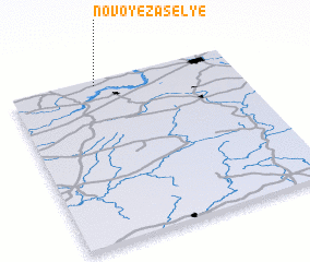 3d view of Novoye Zasel\