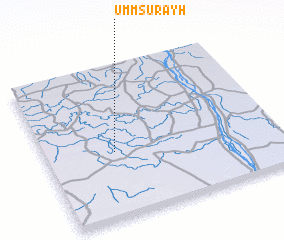 3d view of Umm Şurayḩ