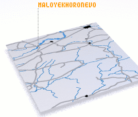 3d view of Maloye Khoronëvo