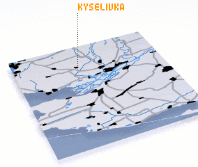 3d view of Kyselivka