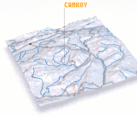 3d view of Çamköy