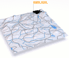 3d view of Kanlıgöl
