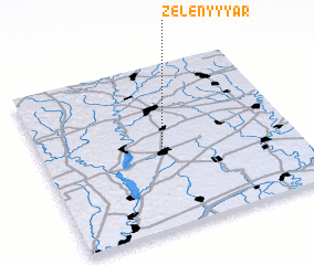 3d view of Zelënyy Yar