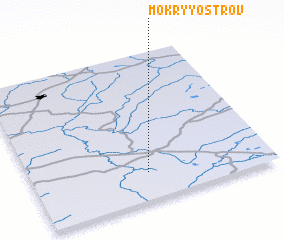 3d view of Mokryy Ostrov