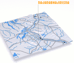 3d view of Naj‘ ‘Arab Ḩājir Isnā