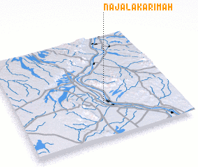 3d view of Naj‘ al ‘Akārimah