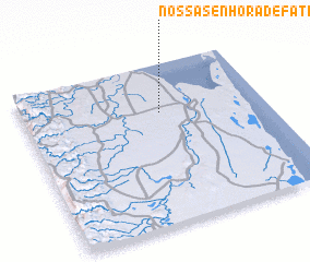 3d view of Nossa Senhora de Fátima