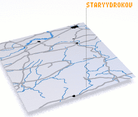 3d view of Staryy Drokov