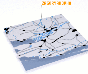 3d view of Zagoryanovka