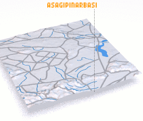 3d view of Aşağıpınarbaşı