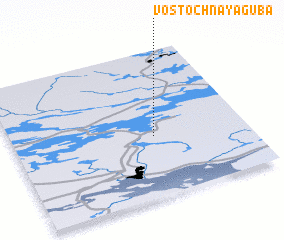 3d view of Vostochnaya Guba