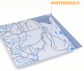 3d view of Monte Bongolo