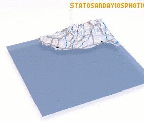 3d view of Statos and Ayios Photios