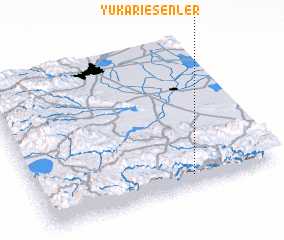 3d view of Yukarı Eşenler