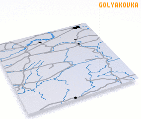 3d view of Golyakovka