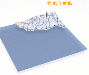 3d view of Ayios Thomas