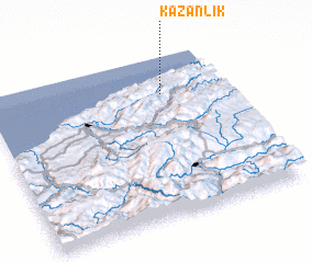 3d view of Kazanlık