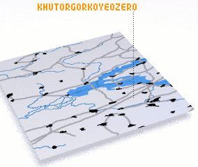 3d view of Khutor Gorʼkoye Ozero