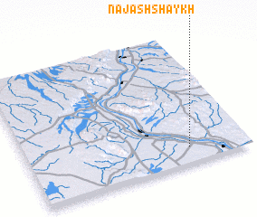 3d view of Naj‘ ash Shaykh