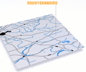 3d view of Novoye Khanino