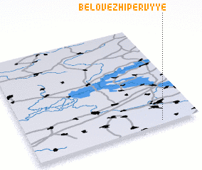 3d view of Belovezhi Pervyye