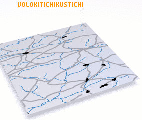 3d view of Volokitichi-Kustichi