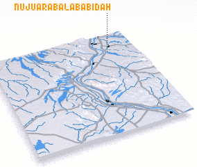 3d view of Nujū‘ ‘Arab al ‘Abābidah