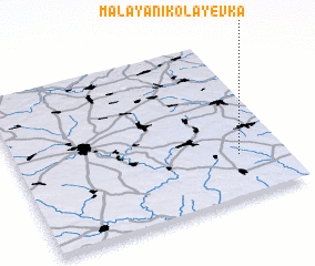 3d view of Malaya Nikolayevka