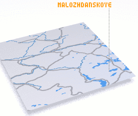 3d view of Malo-Zhdanskoye