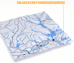 3d view of Naj‘ ash Shaykh ‘Abd ar Raḩmān